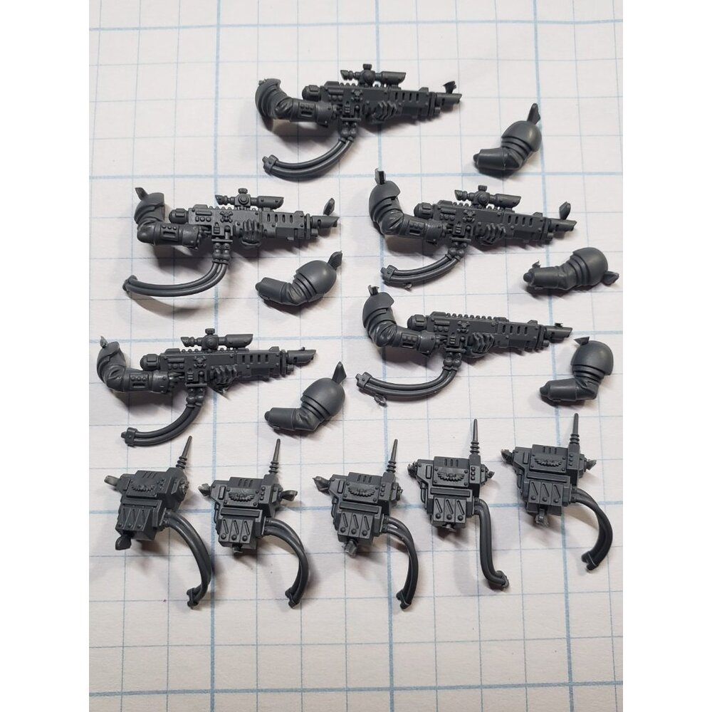 Warhammer 40k Kill Team Bits Cadian Kasrkin Trooper Hotshot Lasgun x5 Set LGB